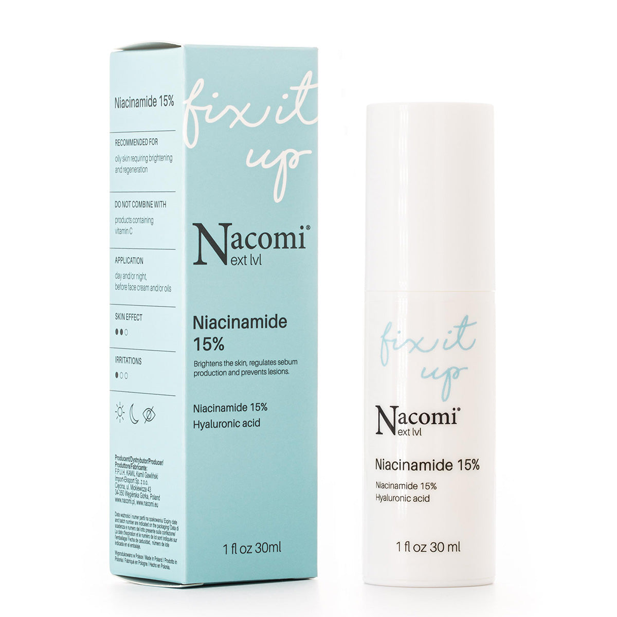 Nacomi Suero Facial Niacinamida 15% Next Lvl