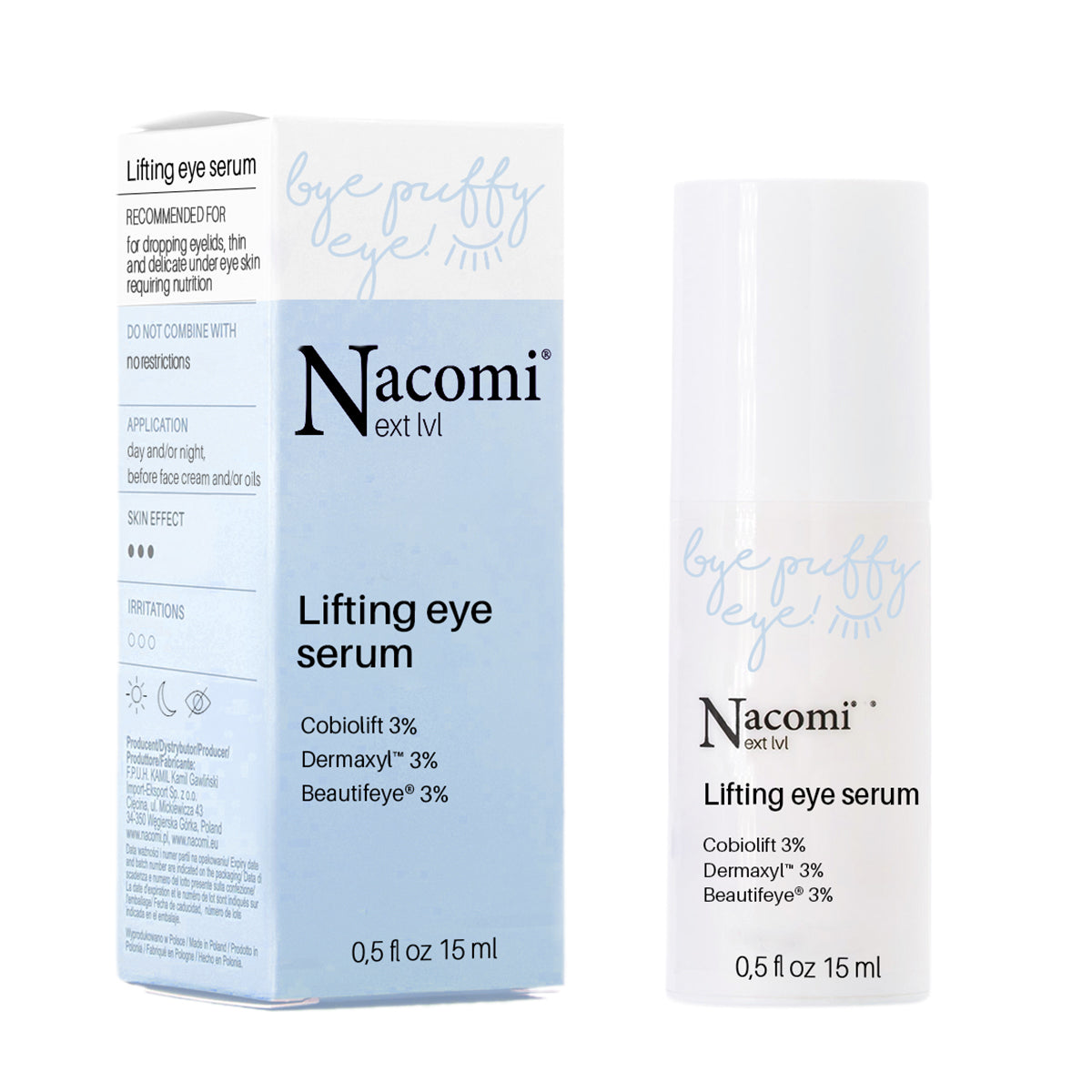 Nacomi Suero Contorno de Ojos Efecto Lifting Next Lvl