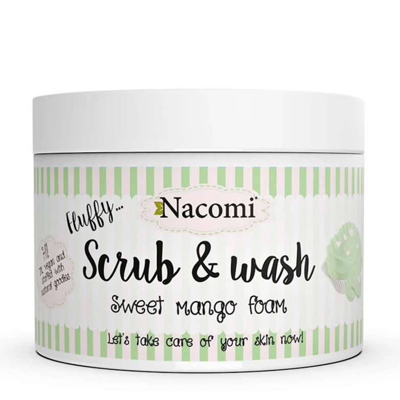 Nacomi limpiador exfoliante corporal scrub & wash sweet mango