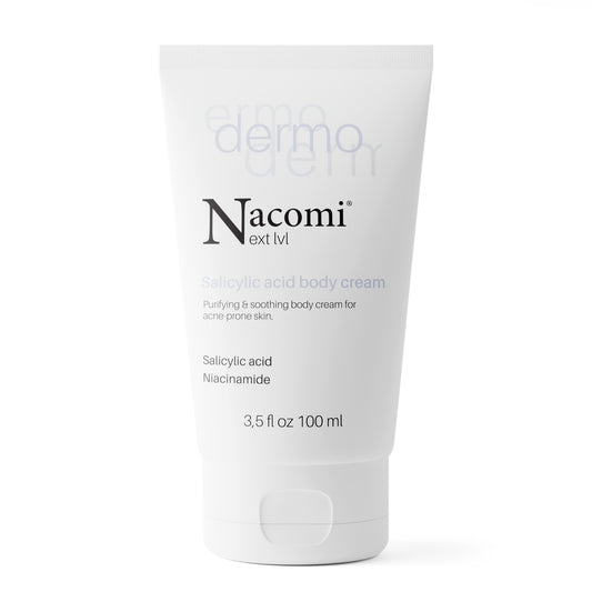 Nacomi DERMO crema corporal purificante Ácido Salicílico - Pieles propensas al acné