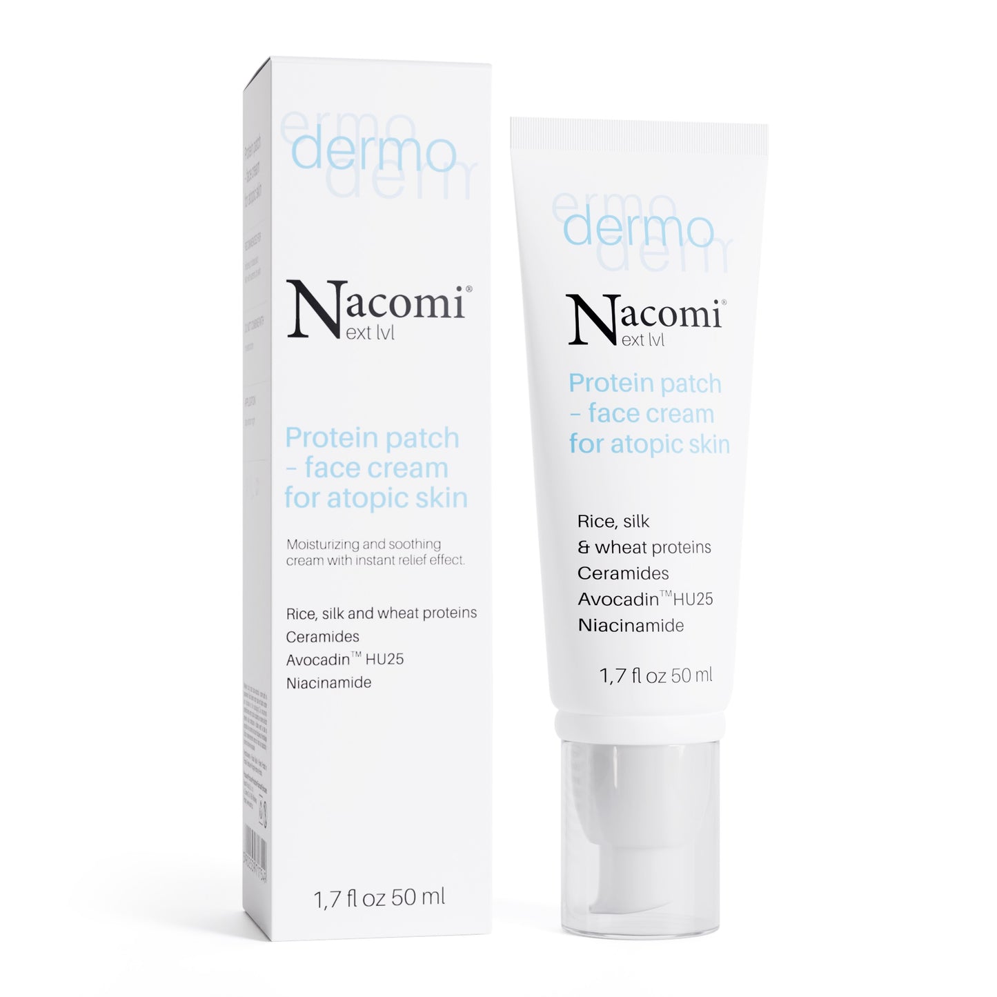 Nacomi DERMO crema facial Protein Patch - Pieles atópicas