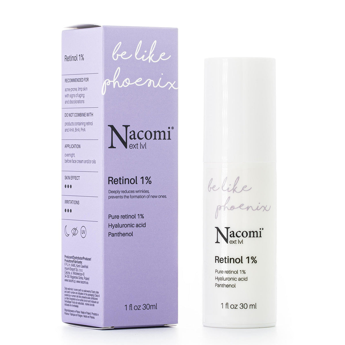 Nacomi sérum retinol 1% Nxt Lvl