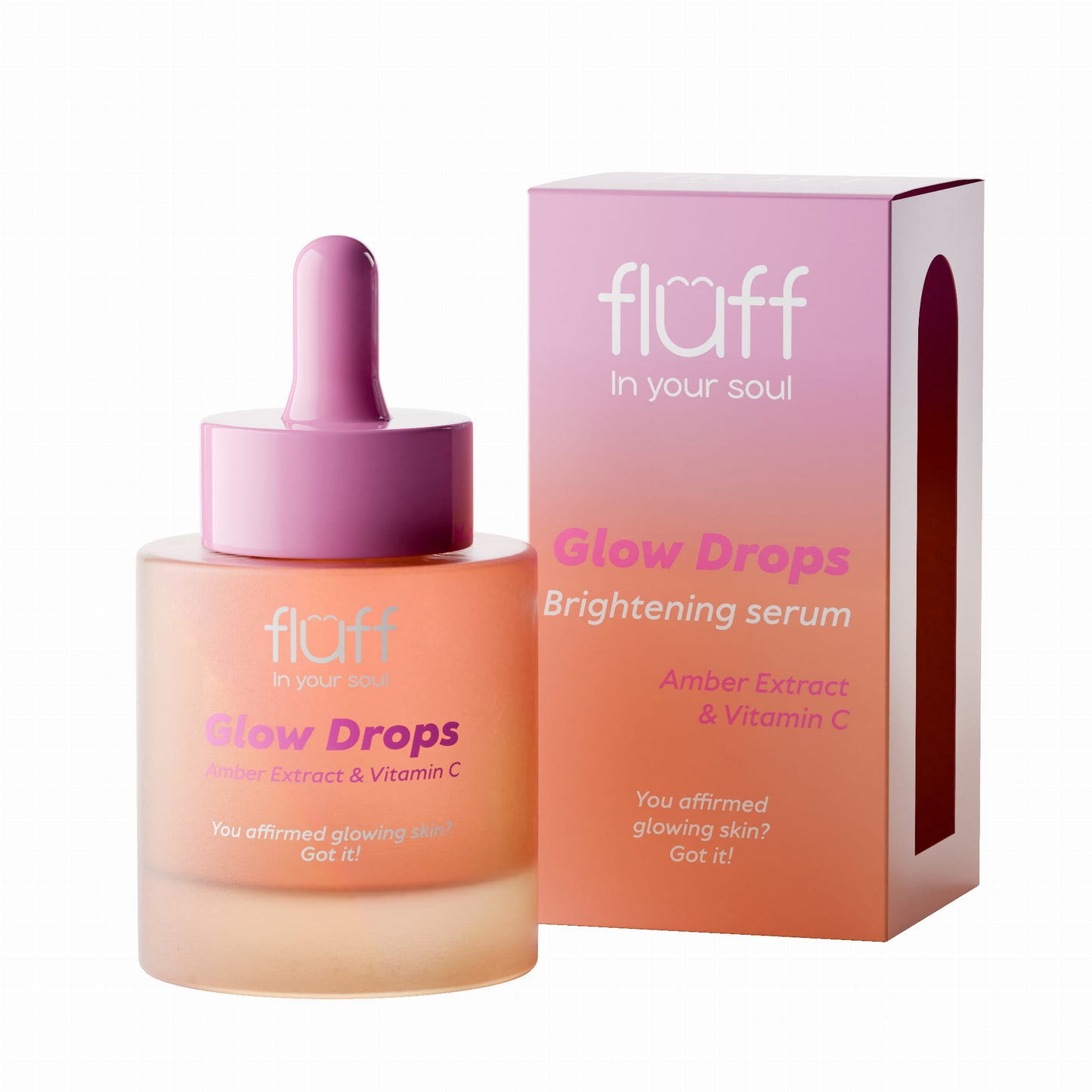 Fluff Suero Facial Iluminador Glow Drops