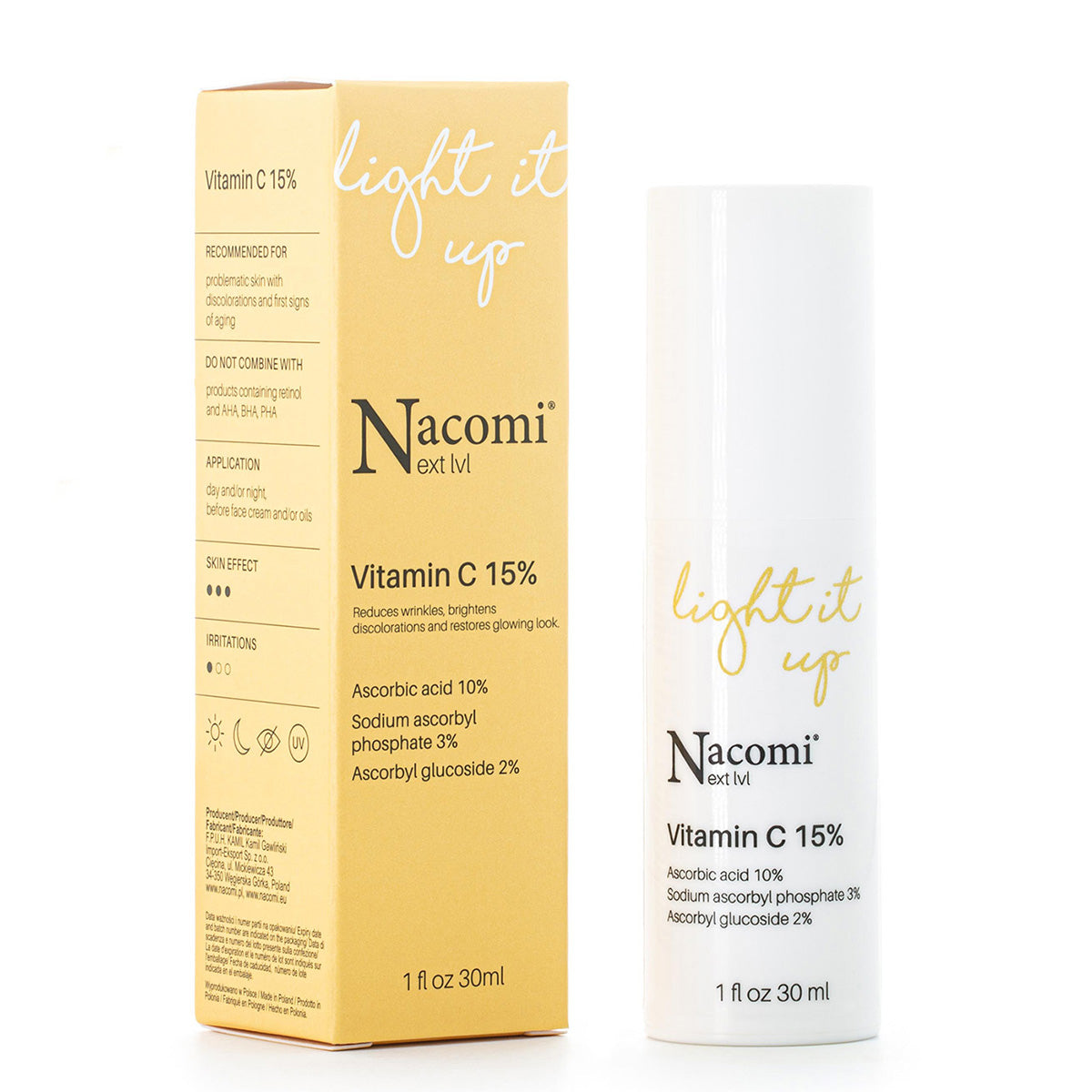 Nacomi sérum vitamina c 15% Nxt Lvl